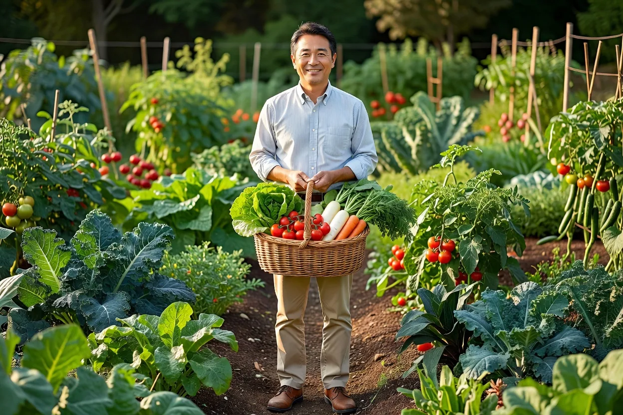 農家と生産物